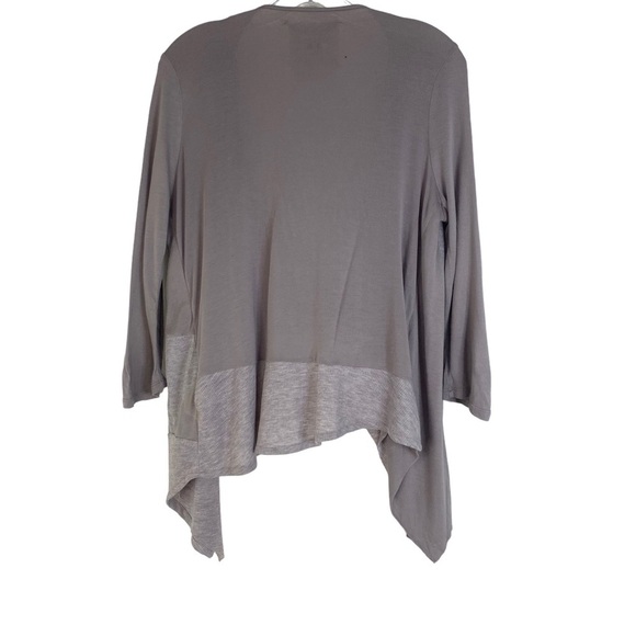 Chelsea & Violet Waterfall Cardigan Mixed Knit, Long Sleeve, Size M - Picture 5 of 8